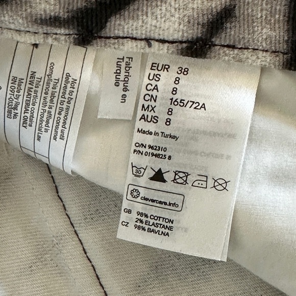 Isabel Marant x H&M woman’s Patterned jeans size 8 - Picture 6 of 7